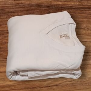 4 Pc Men's White V-Neck T-Shirts XL NWOT